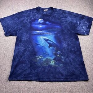 VTG Great White Shark T Shirt Discovery Channel Store Made USA Tag Men's Sz XL